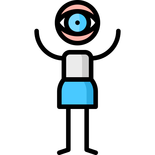 vision Puppet Characters Lineal Color icon