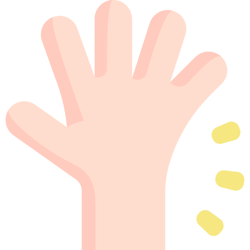 Hand up Special Flat icon