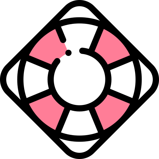 救援 Detailed Rounded Lineal color icon