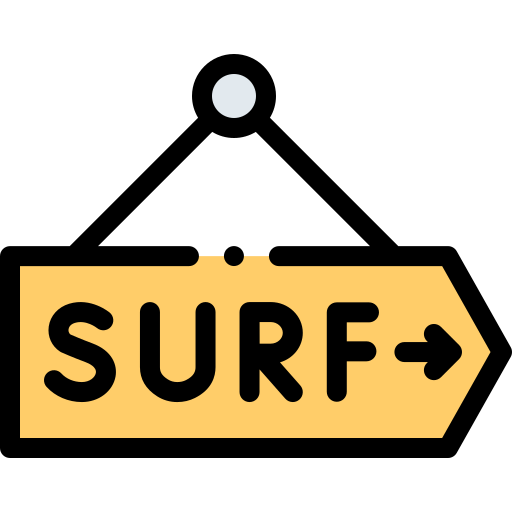 surfen Detailed Rounded Lineal color icon