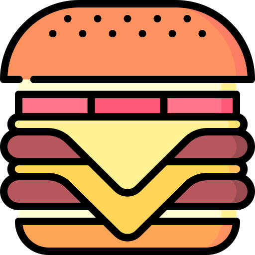 burger Special Lineal color Icône