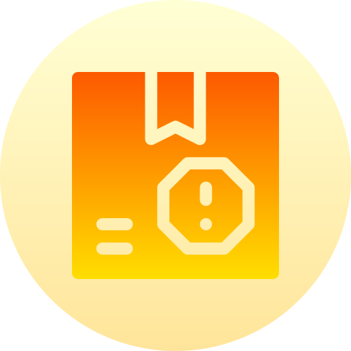 Parcel Basic Gradient Circular icon