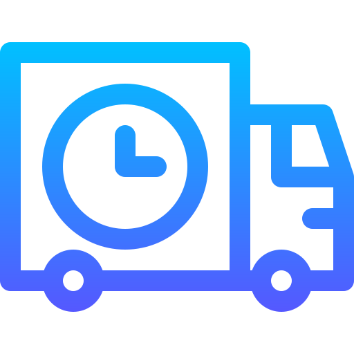 Delivery truck Basic Gradient Lineal color icon