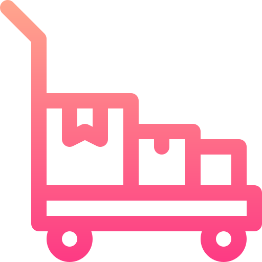 Trolley Basic Gradient Lineal color icon