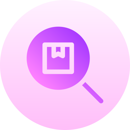 검색 Basic Gradient Circular icon