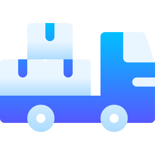 camion delle consegne Basic Gradient Gradient icona