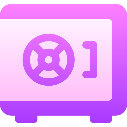 scatola di sicurezza Basic Gradient Gradient icona