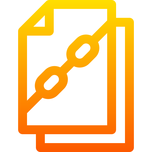 File Basic Gradient Lineal color icon