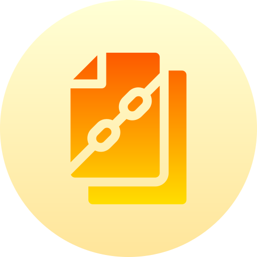 File Basic Gradient Circular icon