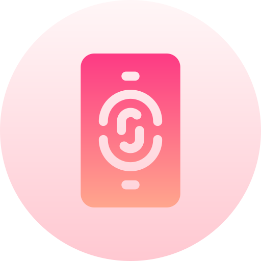 전화 Basic Gradient Circular icon