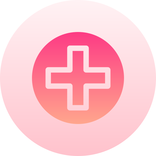 cruzar Basic Gradient Circular icono