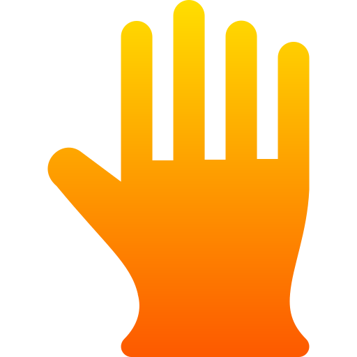 rękawice Basic Gradient Gradient ikona