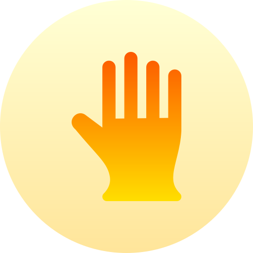 guantes Basic Gradient Circular icono