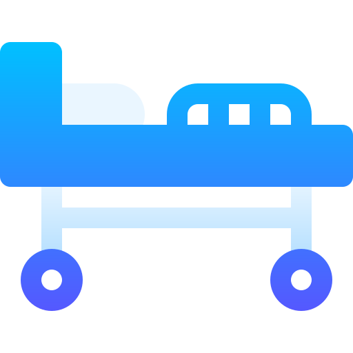 Hospital bed Basic Gradient Gradient icon