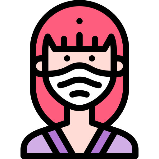 Woman Detailed Rounded Lineal color icon