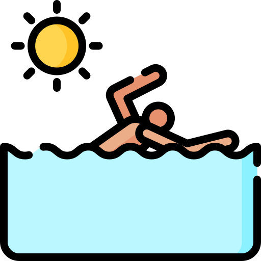 Swimming Special Lineal color icon