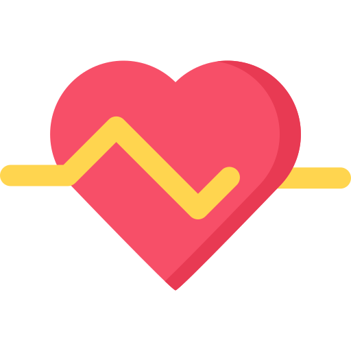 Heart rate Special Flat icon