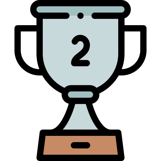 trophäe Detailed Rounded Lineal color icon