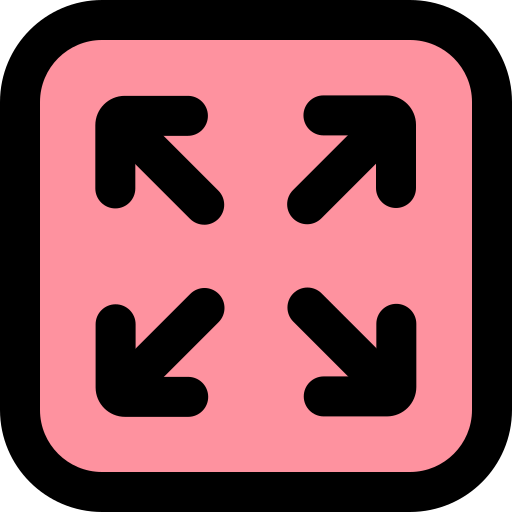 pfeile erweitern Generic Outline Color icon