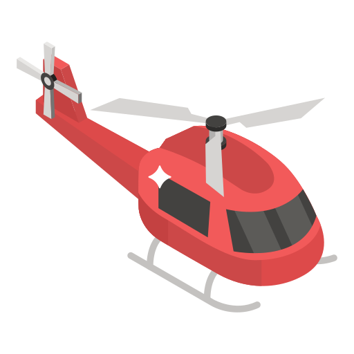 helikopter Generic Isometric icoon