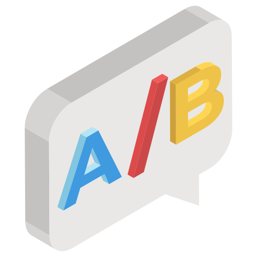 ab test Generic Isometric icon