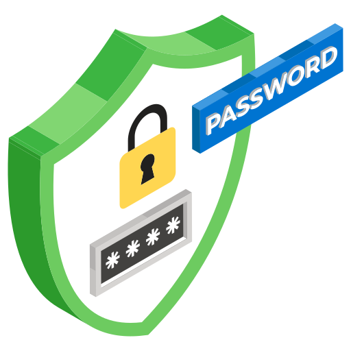 Password Generic Isometric icon