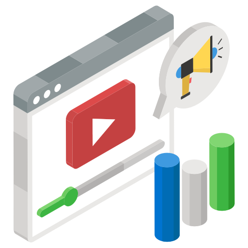 비디오 마케팅 Generic Isometric icon