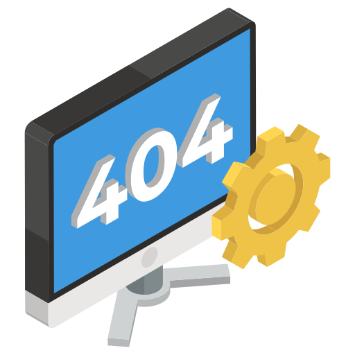 404エラー Generic Isometric icon