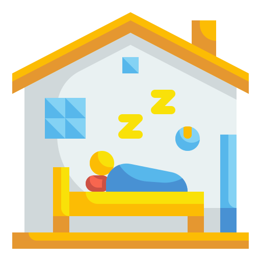 Sleep Wanicon Flat icon