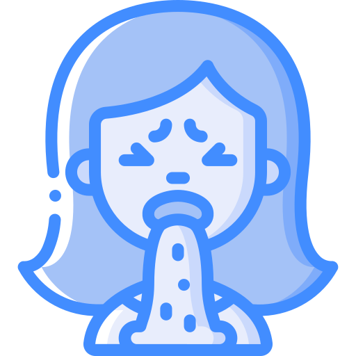 구토 Basic Miscellany Blue icon