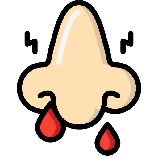 Nose bleeding Basic Miscellany Lineal Color icon