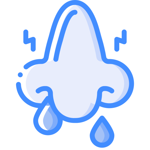 Nose bleeding Basic Miscellany Blue icon