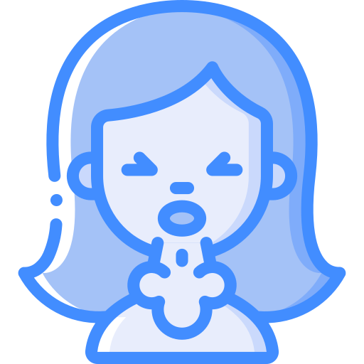Cough Basic Miscellany Blue icon