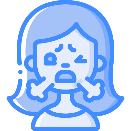 くしゃみ Basic Miscellany Blue icon