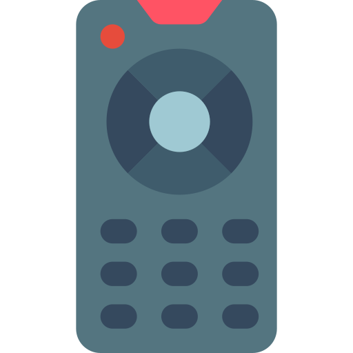 control remoto Basic Miscellany Flat icono