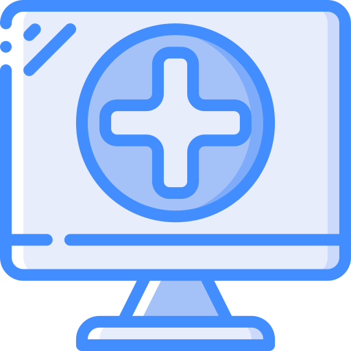 Medical research Basic Miscellany Blue icon