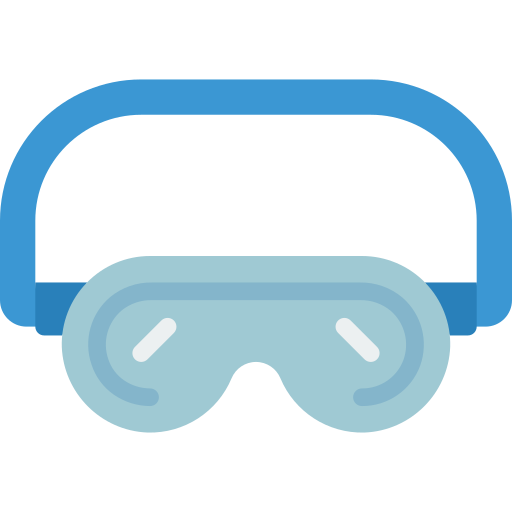 Goggles Basic Miscellany Flat icon