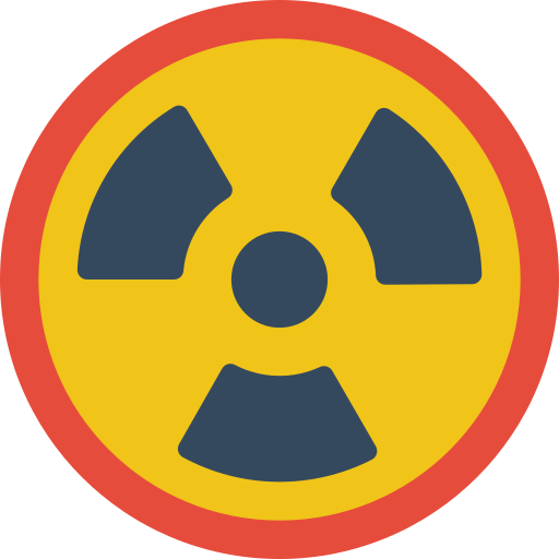 Radioactive Basic Miscellany Flat icon