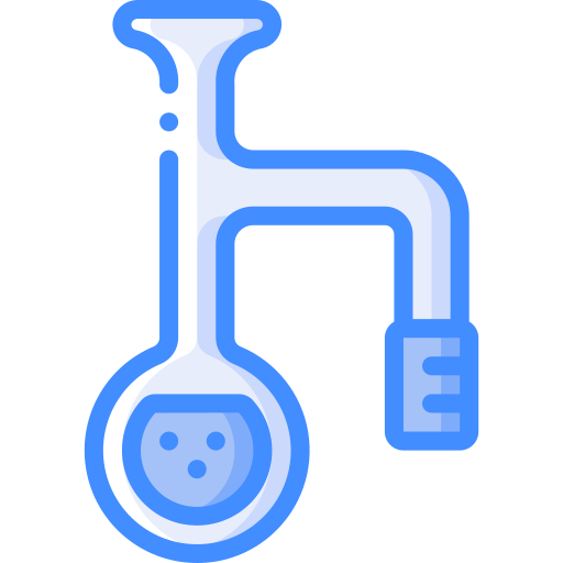 フラスコ Basic Miscellany Blue icon