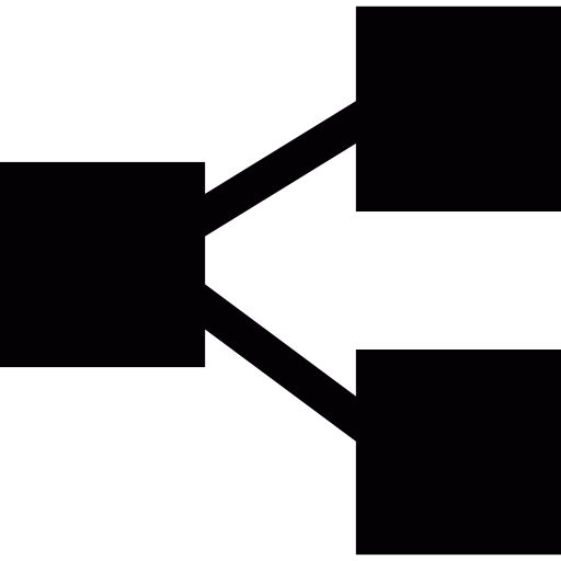 estructura de árbol  icono