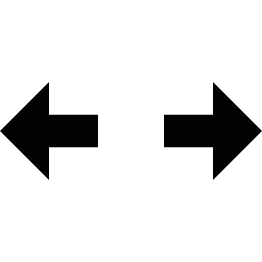 linke und rechte pfeile  icon