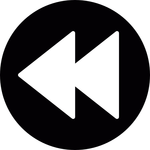 botón de rebobinado  icono