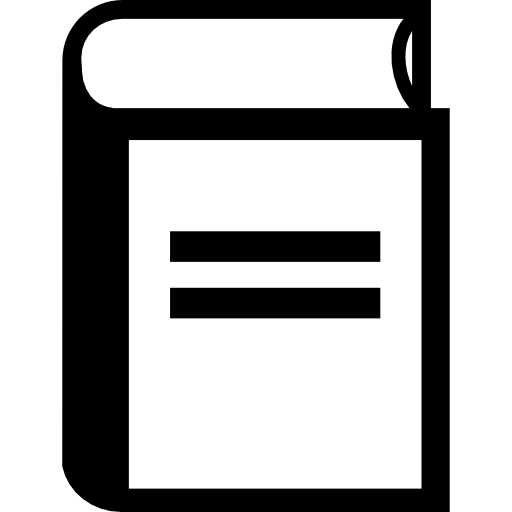 Book outline  icon