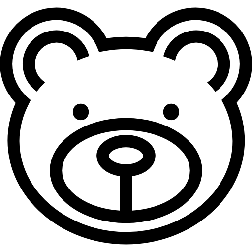 cara de urso  Ícone