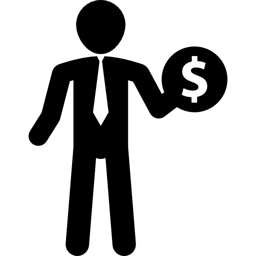 Денежные доходы бизнесмена  иконка