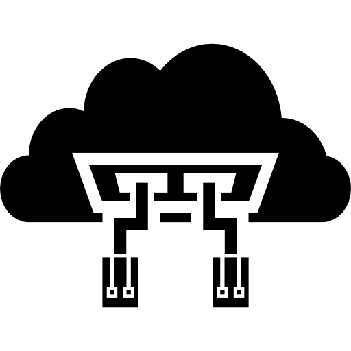 conexión a la nube  icono