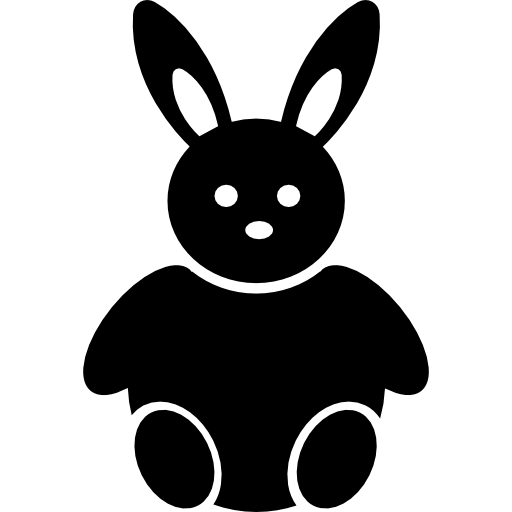 silhouette de lapin  Icône