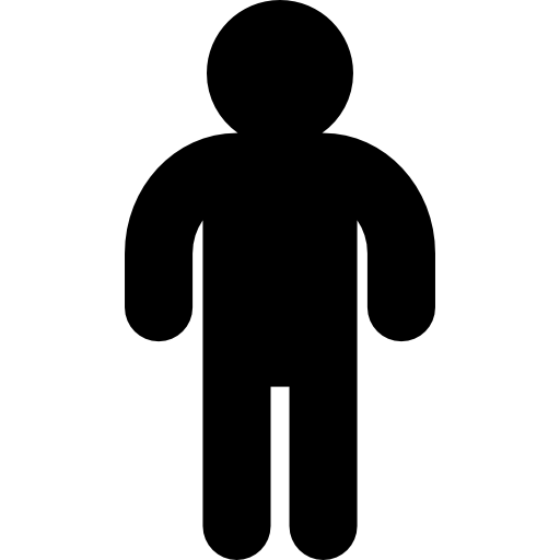 mann silhouette  icon