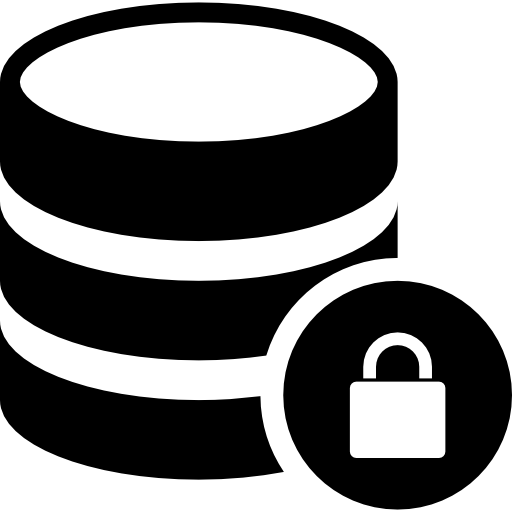 base de datos protegida  icono