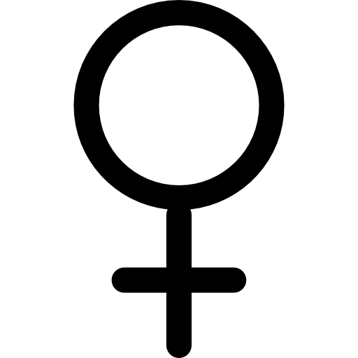 signo femenino  icono